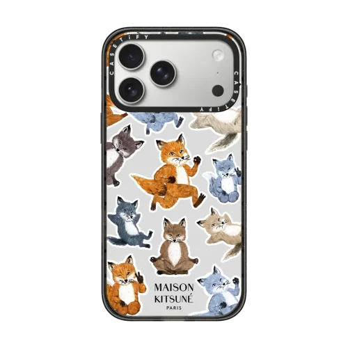 黑框 Maison Kitsune Fox Medley Case