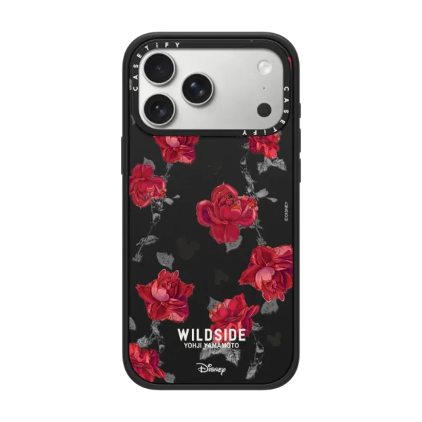 黑框 Mickey Mouse & Rose Pattern Case