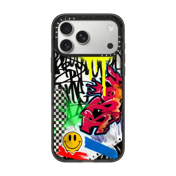 黑框 Graffiti Sticker Grunge