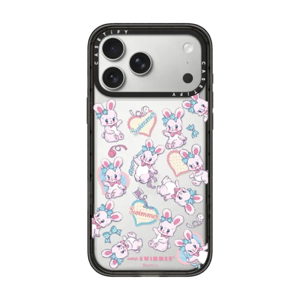 黑框 Bow Ribunny Phone Case