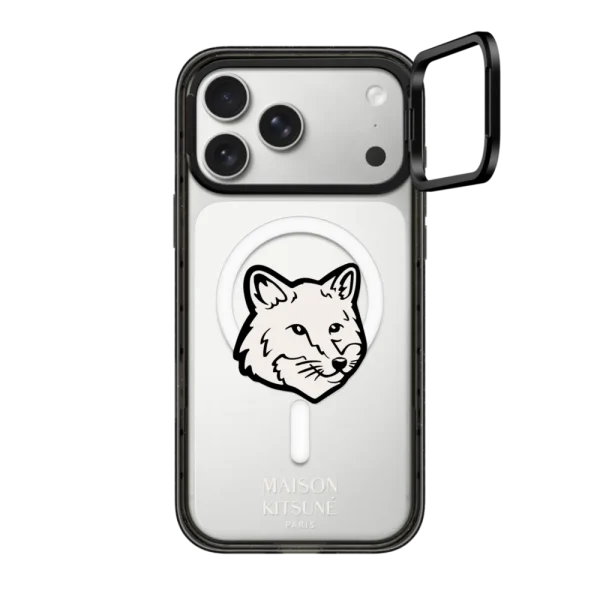 Maison Kitsuné Fox Head Phone Case - Black