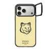 黑框磁吸相机 Maison Kitsuné Fox Head Phone Case - Pastel Yellow