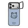 黑框磁吸相机 Maison Kitsuné Fox Head Phone Case - Pure Blue