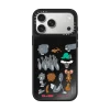 黑色 Pattern Sticker Case