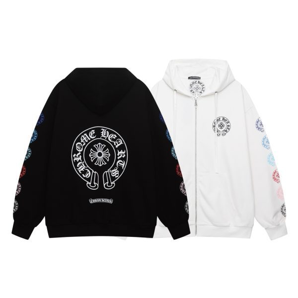 CHROME HEARTS パーカー ブラック ダガージップ