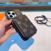 LV ショルダーカードケース ブラウン