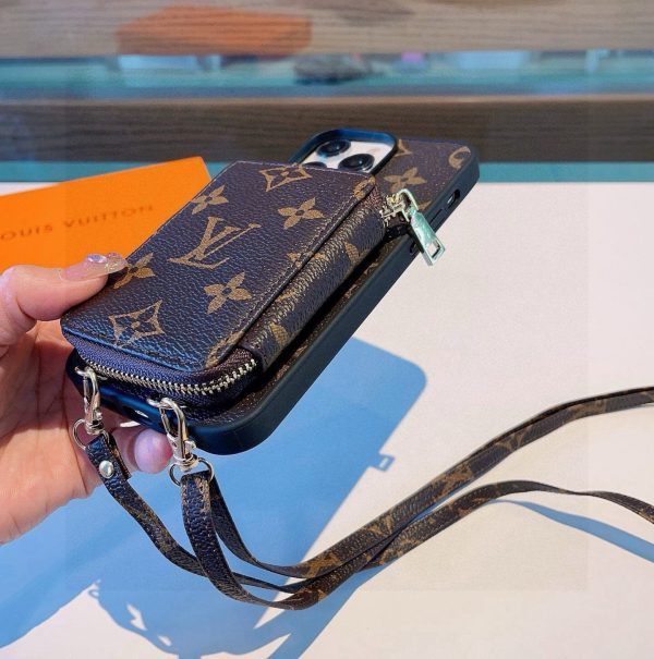 LV ショルダーカードケース ブラウン