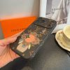 LV キャラクタースマホケース ブラウン