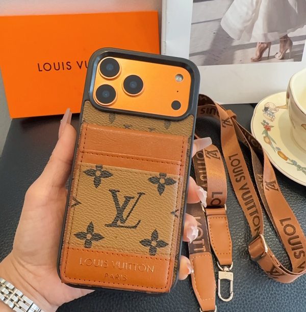 LVスマホケース カードストラップ マルチ