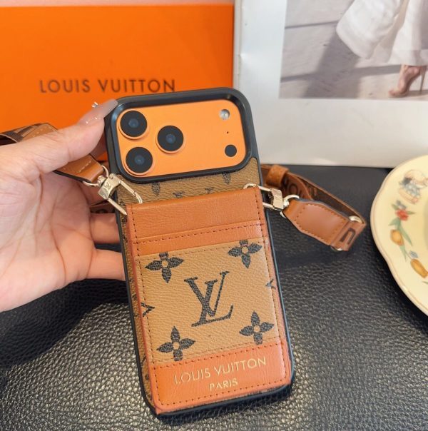 LVスマホケース カードストラップ マルチ