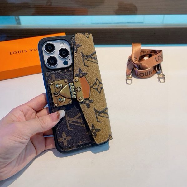 LV フラップカードケース オレンジ