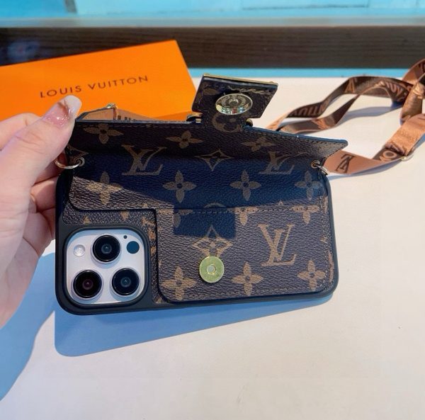 LV フラップカードケース オレンジ