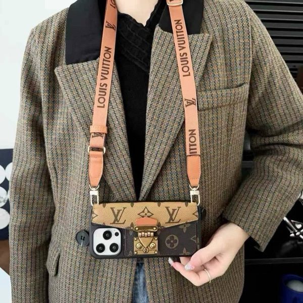 LV フラップカードケース オレンジ