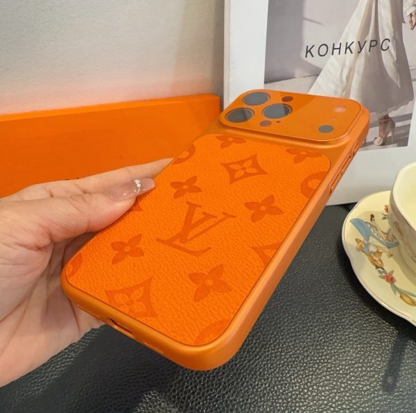 13434271157932833 LVスマホケース モノグラムカラー ピンク