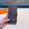 LV フラップ金具ケース ブラウン