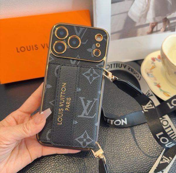 LV フラップメタルケース ブラウン