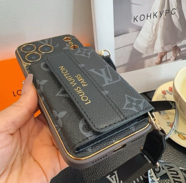 LV フラップメタルケース ブラウン