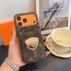 LV フラップメタルケース ダークブラウン