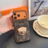 LV フラップメタルケース ダークブラウン
