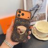 LV フラップメタルケース ダークブラウン