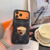 13434271299940430 LV スタッズストラップケース ブラウン