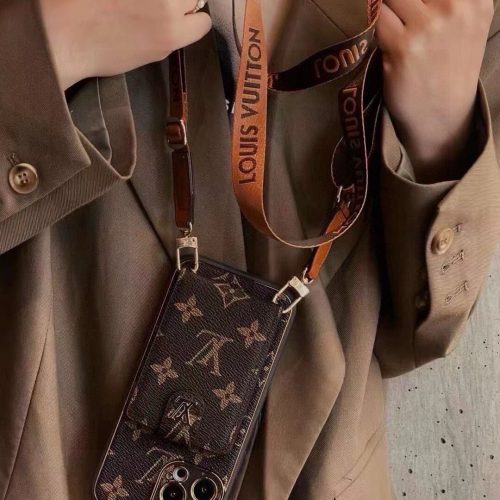 LV ジップカードケース ブラウン