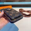 LV ジップカードケース ブラウン