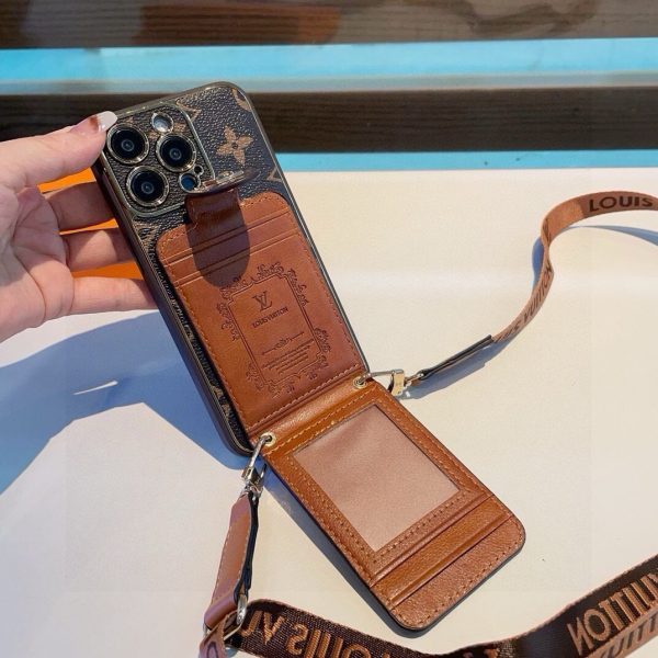 LV ジップカードケース ブラウン