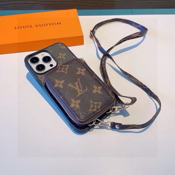 LV エンボスロゴケース オレンジ