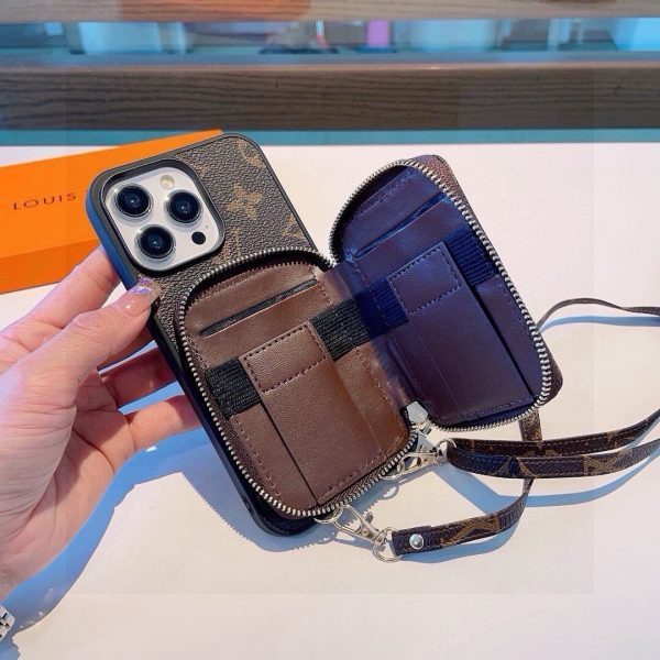 LV エンボスロゴケース オレンジ