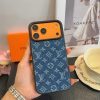 LVデニムカードケース ブルー