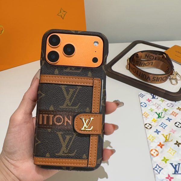 13434271894423763 LV ショルダーカードケース ブラウン