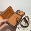 13434271900931251 LV ショルダーカードケース ブラウン