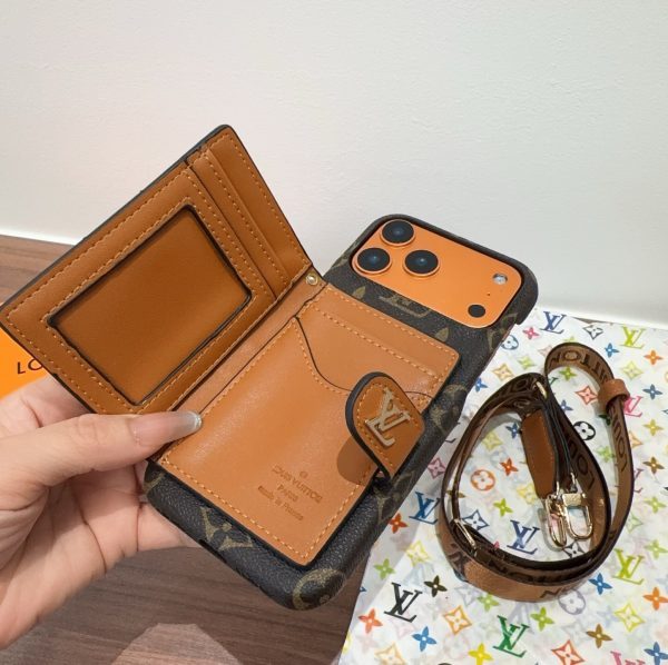 13434271900931251 LV ショルダーカードケース ブラウン
