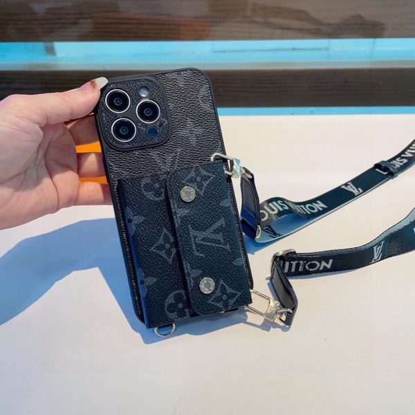 LV ショルダーカードポーチ ブラウン