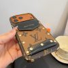 LV スタッズポーチ ブラウン