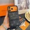 LV カードストラップケース ブラウン