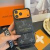 LV カードストラップケース ブラウン