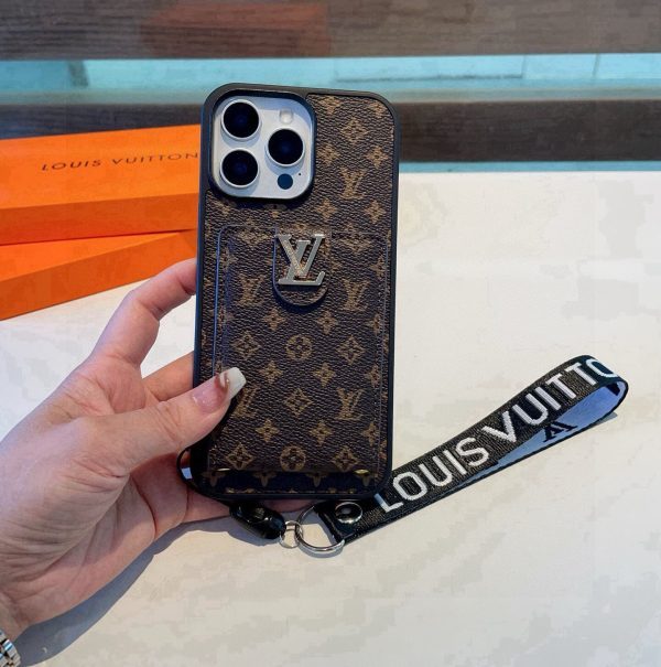 13434272256014813 LV メタルロゴケース ブラウン
