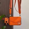 LV レザーパッチケース ブラウン