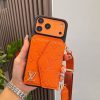 LV レザーパッチケース ブラウン