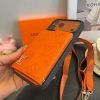 LV レザーパッチケース ブラウン