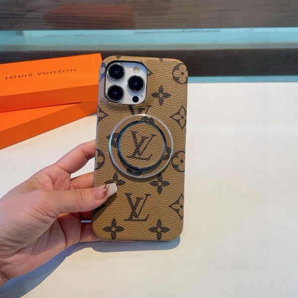 LV マグネットリングケース ブラウン