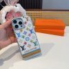 LV カードストラップケース ブラウン