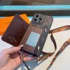 LV カードストラップケース ブラック