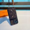LV カードストラップケース ブラック