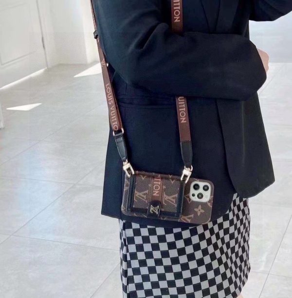 LV ダミエコンビケース ブラウン