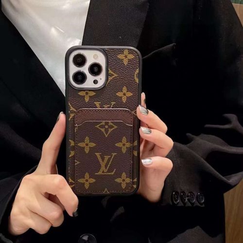 LV ゴールドカードケース ブラウン