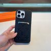 LV エンボスカードケース ブラック