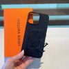 LV エンボスカードケース ブラック